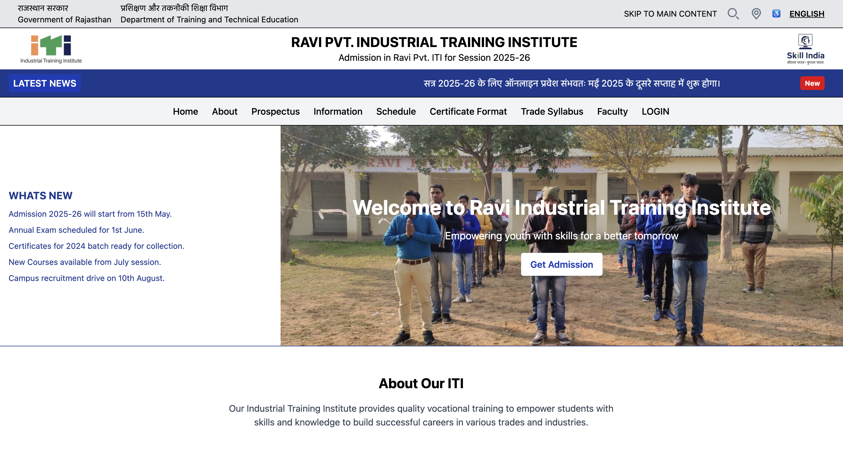 Ravi Pvt. ITI